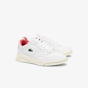 Lacoste Game Advance Leather Sneakers - Tenisky Dámské Bílé / Růžové | CZ-meZ97A